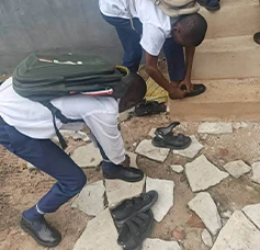 Kind Heart Foundation shoe outreach in Eastern Nigeria