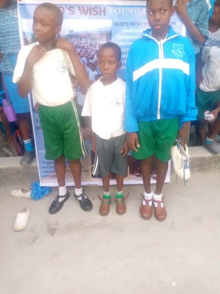 Kind Heart Foundation shoe outreach in Eastern Nigeria
